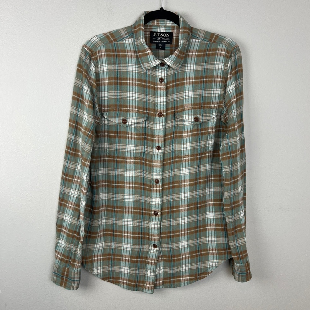 Filson Scout Plaid Lightweight Flannel Shirt - Picture 2 of 5